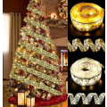 Miniatyrbilde 3 av 3: Juletrepynt LED båndlampe Golden 2M 2Pcs