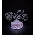 Pikkukuva 2 / 7: Harley Davidson Moottoripyörä Lamppu Yövalo Lahjat 3D 7 Väri