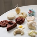 Miniatyrbillede 3 af 6: Lysformer Lys Stearinlys DIY Støbeforme i Silikonform lz22095 shell macaron a