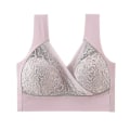 Miniatyrbild 2 av 5: Dam Bralette Push-up BH Sömlösa Vestee Spetsunderkläder Red L