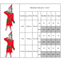 Pikkukuva 3 / 5: Lapsen ja Aikuisten Joulupukki Elfipuku + Hattu Hauska Jouluasu Cosplay Boy 7-9Years