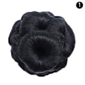 Miniatyrbillede 1 af 8: Synthesis Claw Clip Chignon Extension Clip Hårstykke krøllet hår 1