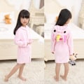 Miniatyrbillede 4 af 10: Børnebadekåbe Dyr Unicorn Pyjamas Nattøj- lightpurple 7-8Years