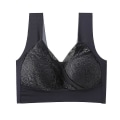 Miniatyrbild 1 av 5: Dam Bralette Push-up BH ömlösa Vestee petsunderkläder Black S