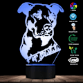 Miniatyrbild 5 av 8: 3D American Smart Flexibel Pit Bull Terrier Barnrumsbord L