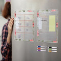 Miniatyrbild 5 av 11: Akryl Magnetic Weekly Planner Kalender för Kylskåp Dry Erase Board null - TYU053 Small
