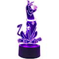 Miniatyrbild 1 av 6: Söt Scooby Doo 3D LED färgglad nattljus Touch/Remote Con