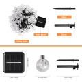 Miniatyrbilde 5 av 5: Utendørs Solar Christmas Fairy Lights Varm Hvit 30LED 6,5m Solar