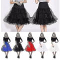 Miniatyrbild 2 av 4: 26" retro underkjol/50s Swing Vintage underkjol/rockabilly Tutu/fancy nätkjol CNMR Yellow Small-Medium 6-14