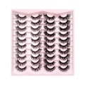 Pikkukuva 7 / 11: Tekoripset Irtoripset Cat-Eye Ripsienpidennykset Tekominkkiripset Luonnollisen näköiset Muhkeat Wispy-ripset, jotka näyttävät pidennyksiltä 9