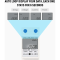 Miniatyrbilde 4 av 5: Enfas strømmåler, 80A 220V digital power M