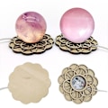 Miniatyrbilde 4 av 10: Crystal Ball Display Stand Crystal Ball Holder VARMT LYS VARM Warm Light