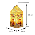 Miniatyrbild 2 av 5: Jul Led Lantern Light, Liten Bärbar Flameless Lantern För