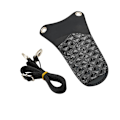 Miniatyrbild 5 av 5: 1/2 saxpåse PU-läder med justerbart axelbälte Black 1 Pc