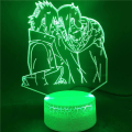 Miniatyrbillede 2 af 7: Naruto Kakashi Uchiha Sasuke 3D Illusion Natlampe Sm