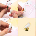 Miniatyrbillede 3 af 6: 2 stk. akryl negledisplaystativ DIY neglekrystalstativ magnetisk borestativ til manicureværktøj med falsk neglespids (sort)