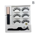 Pikkukuva 1 / 11: 3D Faux mink magneettiset tekoripset magneettisetti (Eyeliner & Magneti blackB 12
