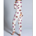 Miniatyrbillede 1 af 5: Butt Flap Undertøj Jumpsuit Dame Onesie Pyjamas Ryg Button-dow A L