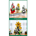 Miniatyrbild 3 av 3: Julgran 20CM Mini Julgran Set Ornament Desktop Gold