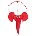 Miniatyrbild 1 av 4: 4st Herr Nyhet Elefant Trosor G-strängar Trosor Trosor Underkläder Underkläder Underkläder Flerfärgad Tillval Red