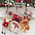 Miniatyrbild 3 av 3: Julstrumpor, presentpåse för träddekorationstema Santa