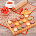 Miniatyrbillede 4 af 6: Macaron Cookie Silikone Bagemåtte Egnet til ovn & mikroovn