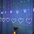 Miniatyrbillede 3 af 5: LED lyskæde kærlighed gardinlampe Valentinsdag bryllup pa