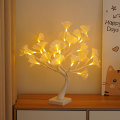 Miniatyrbilde 2 av 4: 1. 17,7\"/45CM fiberoptisk blomstertre LED-lys juledekorasjon