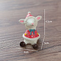 Miniatyrbild 3 av 6: Mini julstaty säsongsbetonad harts Desktop figurdocka mikro landskapsdekoration santa claus