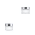 Miniatyrbillede 1 af 5: 1/2/3/5 Multipurpose Mat Kosmetisk Ansigtskrukke - Holdbar og silvery 30g,1 2PCS