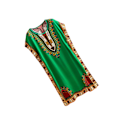 Miniatyrbild 1 av 5: Dammode strandlovsklänning Boho Elegant etnisk klänning Green