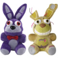 Miniatyrbild 1 av 3: 5 nätter plysch Freddy Bonnie Springtrap Fnaf fyllda presenter Purple Bonnie and Springtrap