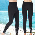 Miniatyrbillede 3 af 6: Svømmebukser Surfing Snorkling Svømmebukser Rash Guard Tights UPF 50+ female m
