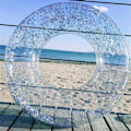 Miniatyrbillede 9 af 10: Transparent Glitter Pool Foats Badering MULTICOLOR multicolor 60