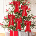 Miniatyrbild 9 av 10: Christmas Bow Xmas Bowknot TYP D TYPE D Type D
