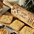 Miniatyrbilde 2 av 5: Nativity kjevle 9 forskjellige mønstre, for å bake kaker
