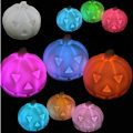 Miniatyrbild 4 av 5: Blinkande färgglada LED Light Pumpkin Night Lantern (3 st)