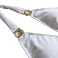 Miniatyrbilde 10 av 11: Kvinners Sommer Sexy Bikini Sett Halterneck med Rhinestone Triangel BH Sidebånd Bandasje Underdeler Badedrakt Ensfarget Leopard Smykker Badedrakt Green M