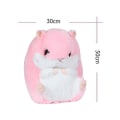Miniatyrbild 3 av 4: Söta plysch hamster gosedjur leksaker med filt pink With Blanket