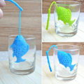 Miniatyrbild 4 av 5: Creative Fish Silikon Infuser Tea Leaf Sil Filter Diffuser Köksverktyg Green
