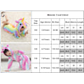Miniatyrbild 10 av 10: Barnbadrock Djur Unicorn Pyjamas Nattkläder- rosered 7-8Years