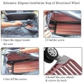 Miniatyrbild 5 av 6: 360 Svänghjulsbyte Bagage Resväska Hjul Plast, Resväska Hjul Reparation Byt Bagagehjul, 3,5x2,75x2,2In