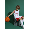 Miniatyrbild 2 av 5: Michael Jordan No.23 Baskettröja Set Bulls Uniform för barn tonåringar White qd White L (140-150CM)