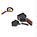 Miniatyrbillede 2 af 2: Morgenmadsgryde Mini Stegepande Non-stick Æg Pandekage Stegepande