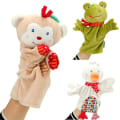 Miniatyrbilde 2 av 5: Tegnet dyre Fingerdokke Plysjleker Dokke Ape/frosk/and Figur Barnas Favoritt Dokke Fortell Rekvisitter Pedagogiske leker A Monkey