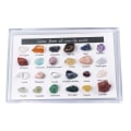 Miniatyrbild 8 av 10: 24 ST Adventskalender Mineral Rock Julnedräkningsleksaker Crystal Gem Collections Presenter till barn 1 Box
