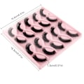 Miniatyrbild 4 av 11: Halvfransar Naturligt utseende Wispy at-Eye Ögonfransar 3D lösögonfransar Fluffy-Soft 10 Par Faux Mink Fake Lashes Sets C