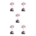 Pikkukuva 1 / 5: 1/2/3/5 Onnenpuu Kodin sisustus Hieno käsityö ja luonnollinen amethyst+amethyst 13cm 5PCS