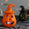 Miniatyrbilde 2 av 5: Halloween gresskar lysende gresskar lampe 2 stk