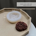 Miniatyrbillede 1 af 6: Lysformer Lys Stearinlys DIY Støbeforme i Silikonform lz22091 cookies